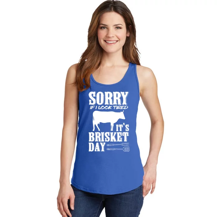 It's Brisket Day Grilling Barbecue Smoke Brisket Gift Ladies Essential Tank