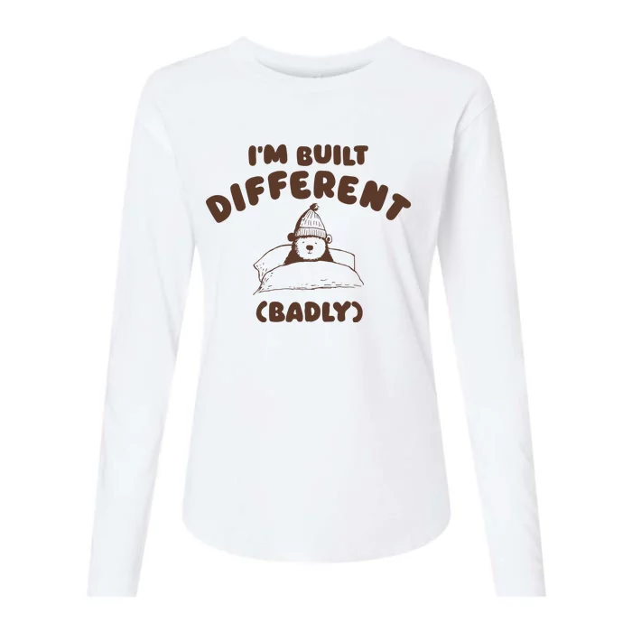 Im Built Differently Badly Womens Cotton Relaxed Long Sleeve T-Shirt