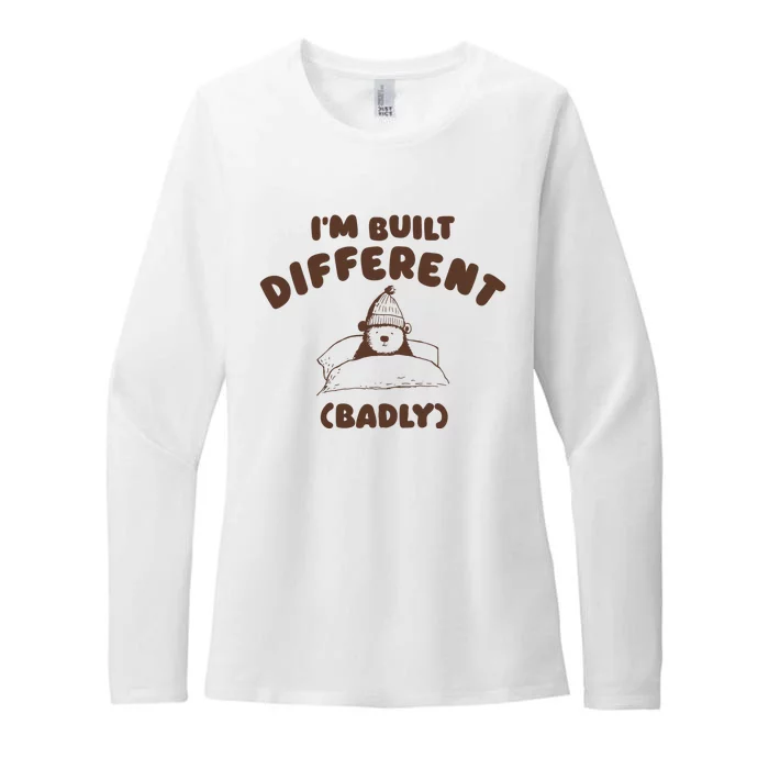 Im Built Differently Badly Womens CVC Long Sleeve Shirt