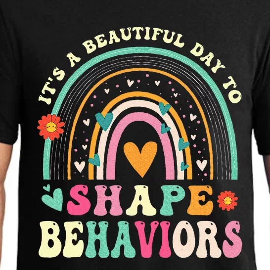 Its Beautiful Day To Shape Behaviors Aba Therapist Pajama Set