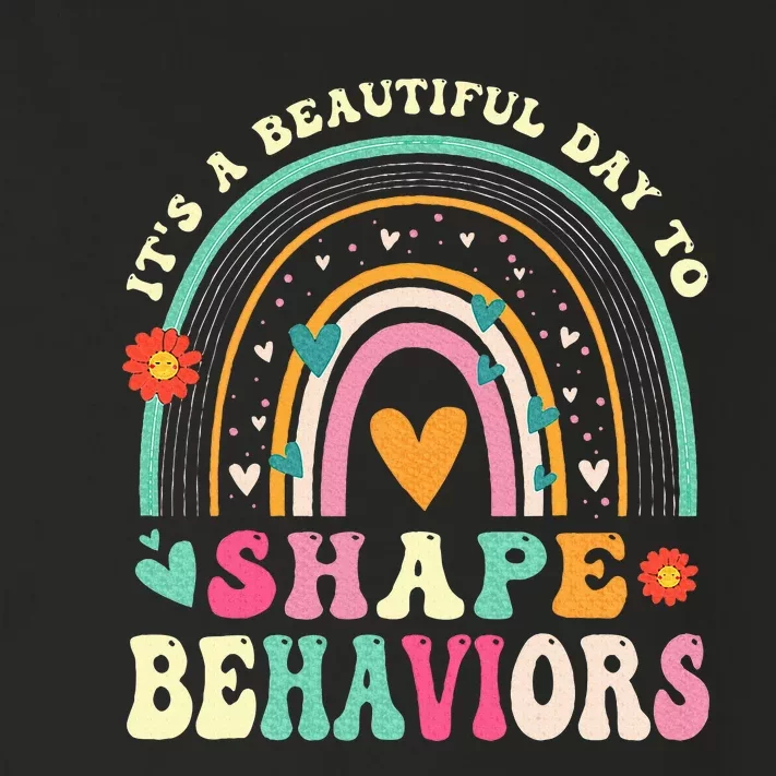 Its Beautiful Day To Shape Behaviors Aba Therapist Toddler Long Sleeve Shirt