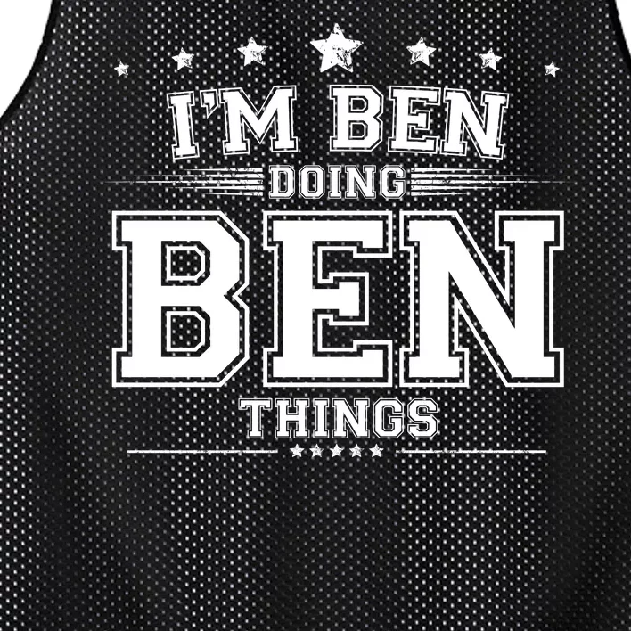 Im Ben Doing Ben Things Mesh Reversible Basketball Jersey Tank