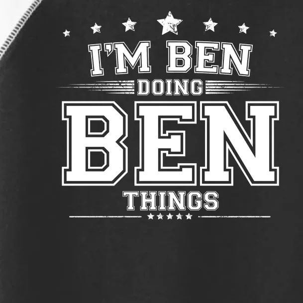 Im Ben Doing Ben Things Toddler Fine Jersey T-Shirt