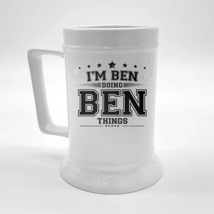 Im Ben Doing Ben Things Front & Back Beer Stein