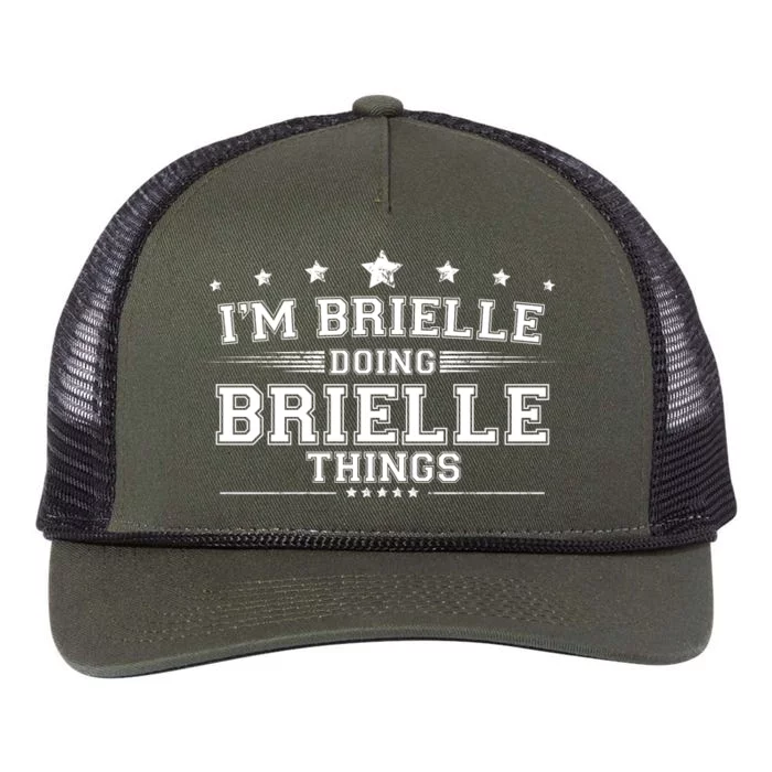 Im Brielle Doing Brielle Things Retro Rope Trucker Hat Cap