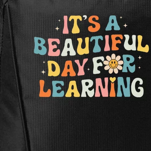 ItS Beautiful Day For Learning Retro Teacher City Backpack