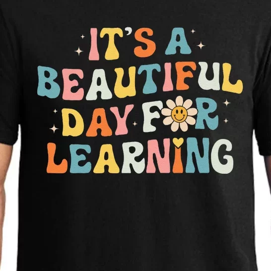 ItS Beautiful Day For Learning Retro Teacher Pajama Set