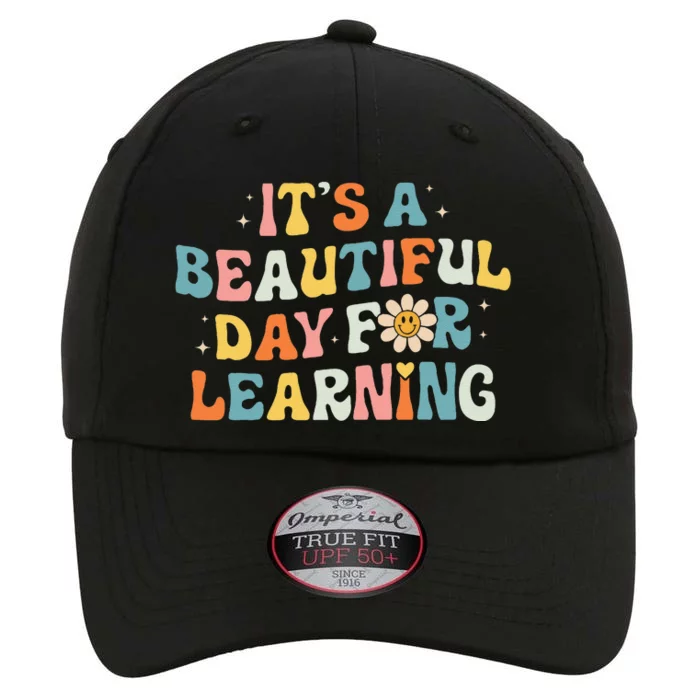 ItS Beautiful Day For Learning Retro Teacher The Original Performance Cap