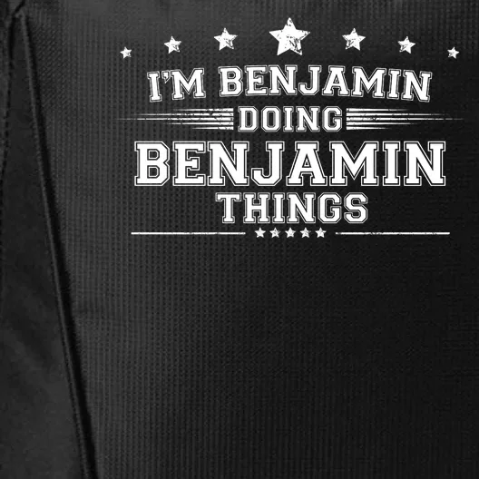 Im Benjamin Doing Benjamin Things City Backpack