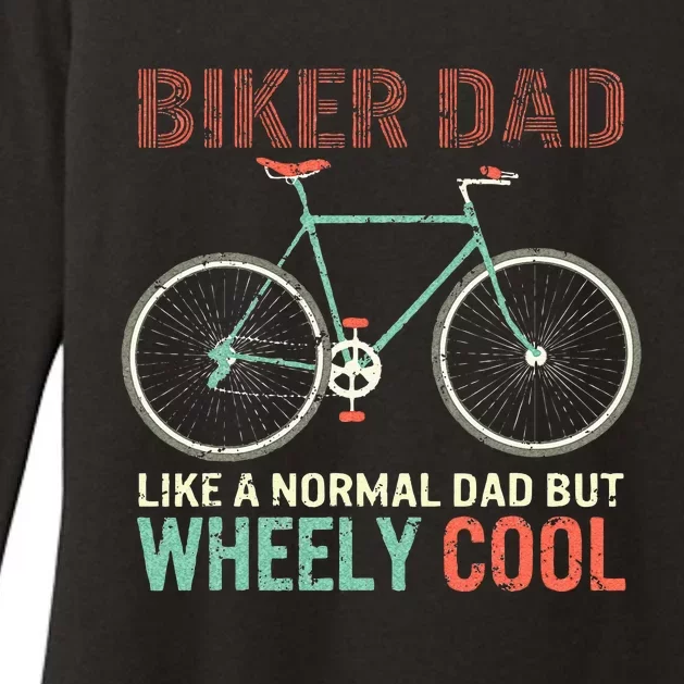 Im Biker Dad Fathers Day Wheely Cooler Bicycle Bike Cycling Womens CVC Long Sleeve Shirt