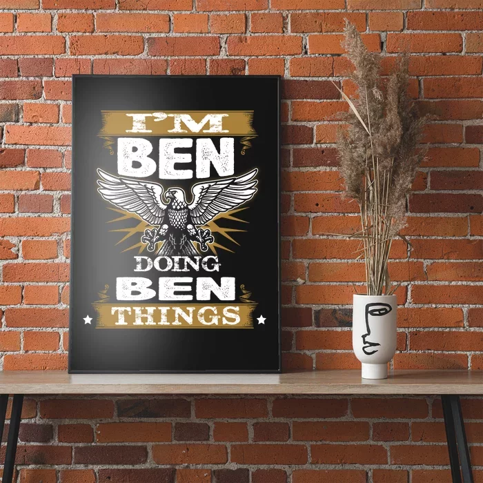 I'm Ben Doing Ben Things Poster