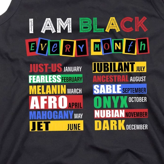 IM Black Every Month Juneteenth Quote Tank Top