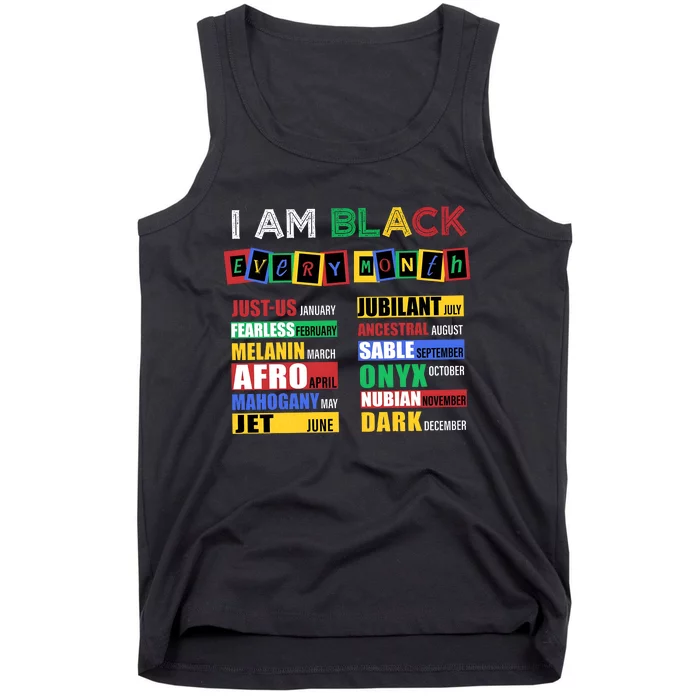 IM Black Every Month Juneteenth Quote Tank Top