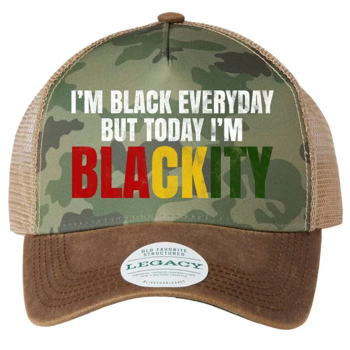 Im Black Everyday But Today Im Blackity Juneteenth Legacy Tie Dye Trucker Hat