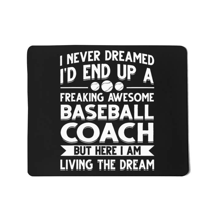 Ich bin ein verdammt tolle Baseball Trainer Sport Mousepad