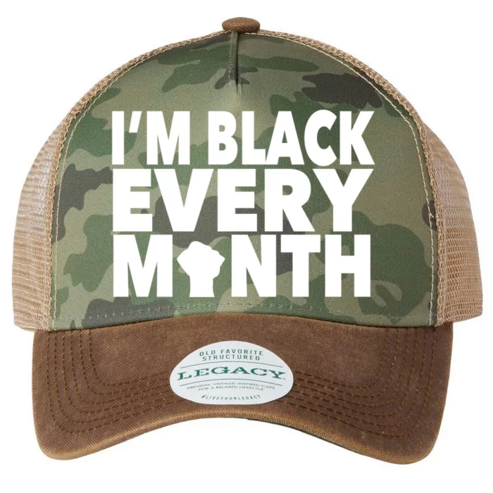 I'm Black Every Month Melanin Cute Gift Black History Month Legacy Tie Dye Trucker Hat