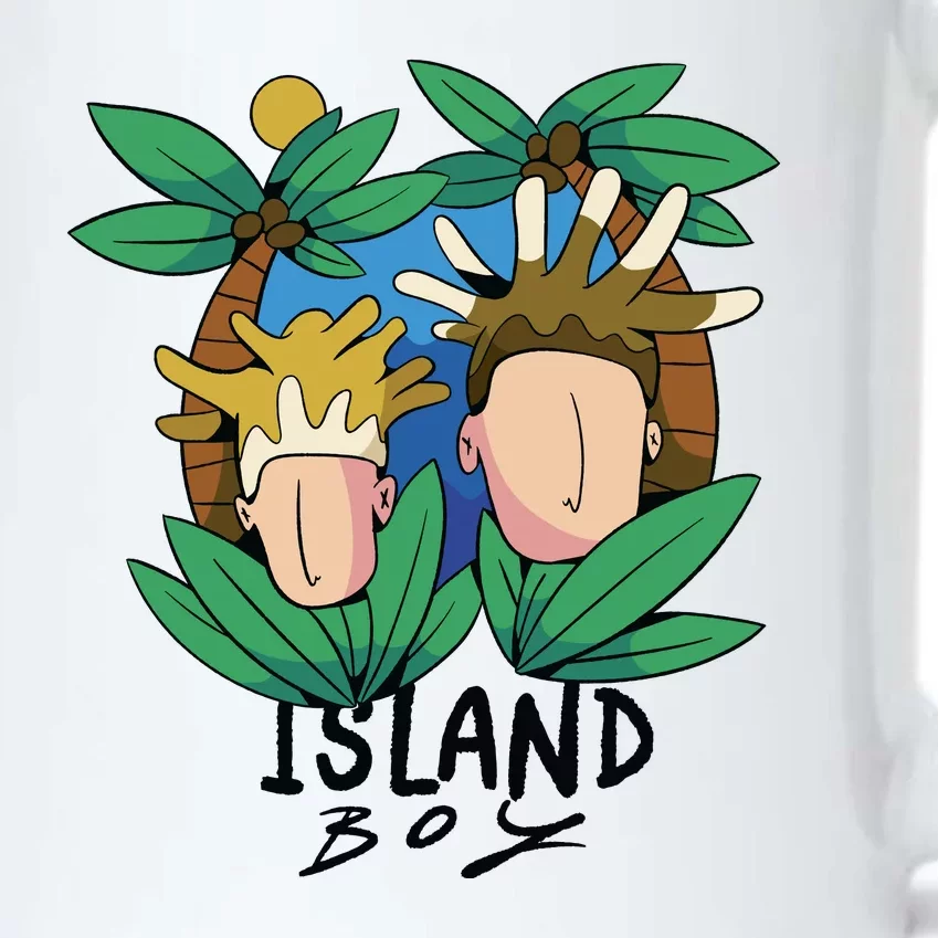 Island Boy Funny Black Color Changing Mug