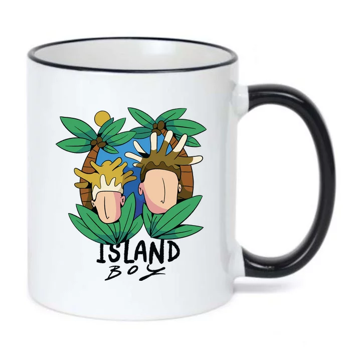 Island Boy Funny Black Color Changing Mug