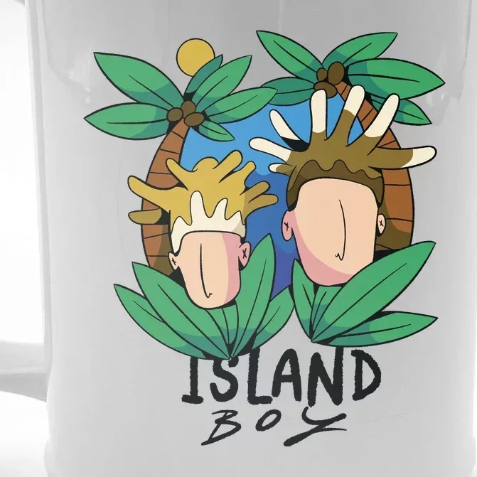 Island Boy Funny Front & Back Beer Stein