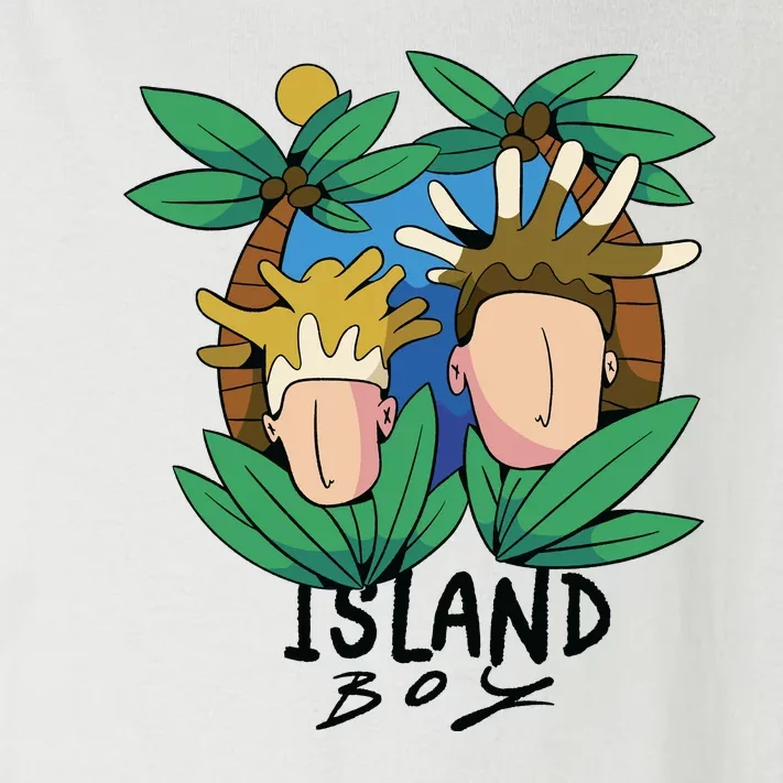 Island Boy Funny Toddler Long Sleeve Shirt