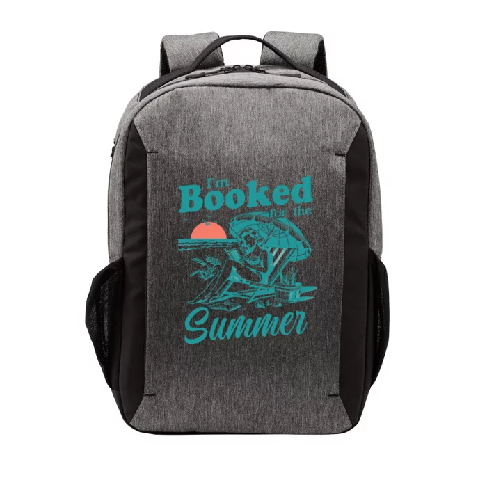 IM Booked For The Summer Book Girl Summer Coquette Vector Backpack