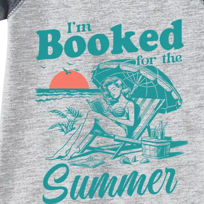 IM Booked For The Summer Book Girl Summer Coquette Infant Baby Jersey Bodysuit