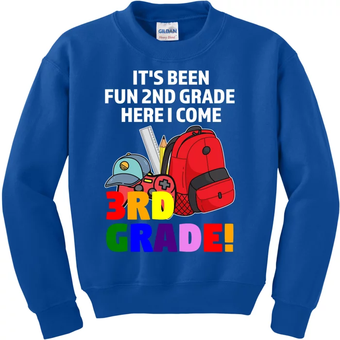 Its Been Fun 2Nd Grade Here I Come 3Rd Grade Graduate Gift Kids Sweatshirt