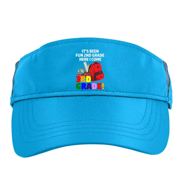 Its Been Fun 2Nd Grade Here I Come 3Rd Grade Graduate Gift Adult Drive Performance Visor