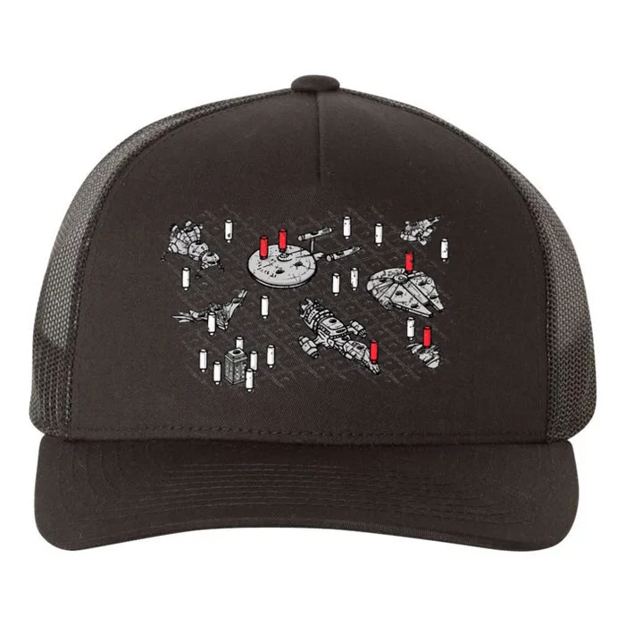 Intergalactic Battleship Firefly Serenity Yupoong Adult 5-Panel Trucker Hat