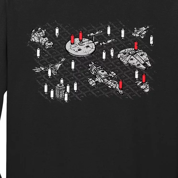 Intergalactic Battleship Firefly Serenity Tall Long Sleeve T-Shirt