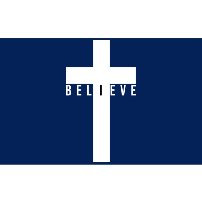 I Believe Faith Christian Cross Bumper Sticker