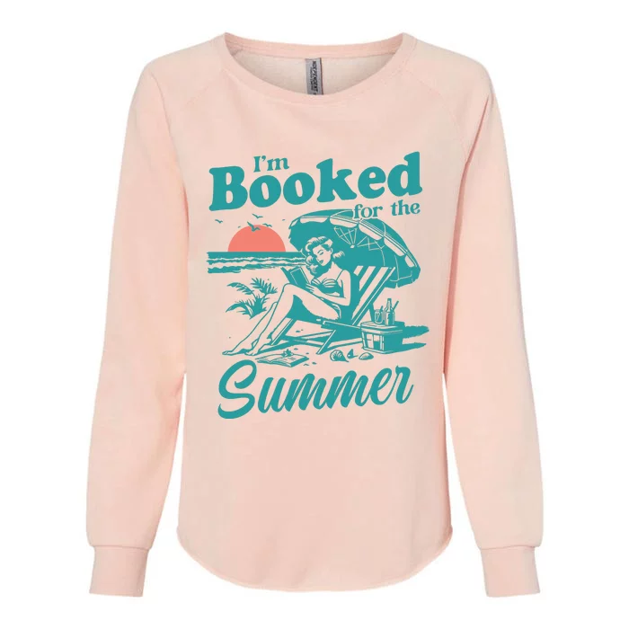 Im Booked For The Summer Book Girl Summer Coquette Womens California Wash Sweatshirt