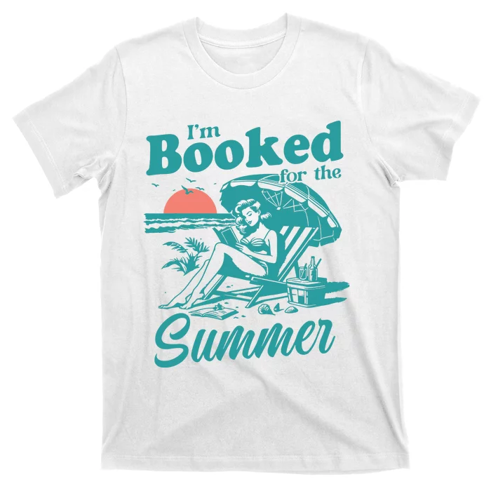 Im Booked For The Summer Book Girl Summer Coquette T-Shirt