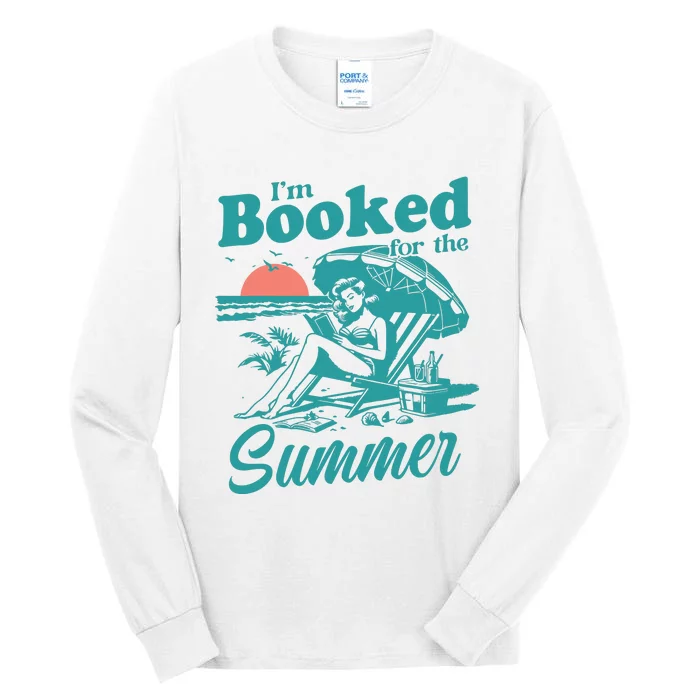 Im Booked For The Summer Book Girl Summer Coquette Tall Long Sleeve T-Shirt