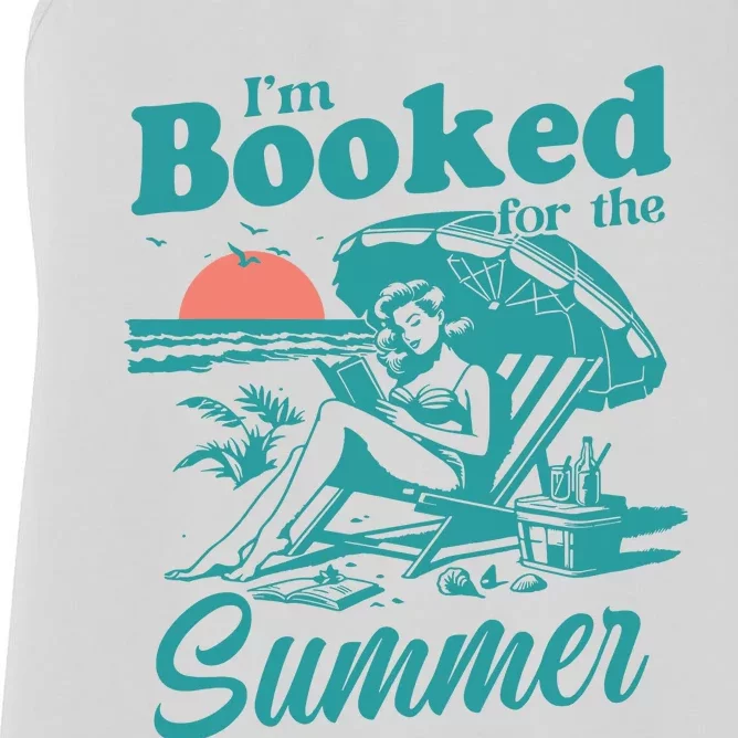 Im Booked For The Summer Book Girl Summer Coquette Women's Racerback Tank