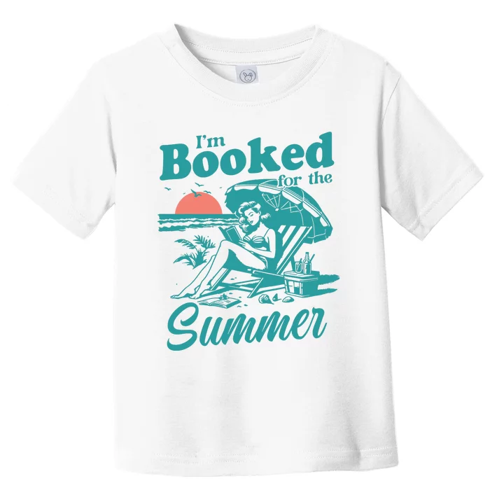 Im Booked For The Summer Book Girl Summer Coquette Toddler T-Shirt