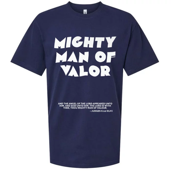 Inspired By Gideon Mighty Man Of Valor Judges 612 Sueded Cloud Jersey T-Shirt