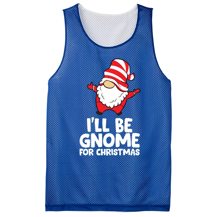 I'll Be Gnome For Christmas Xmas Christmas Gnome Gift Mesh Reversible Basketball Jersey Tank