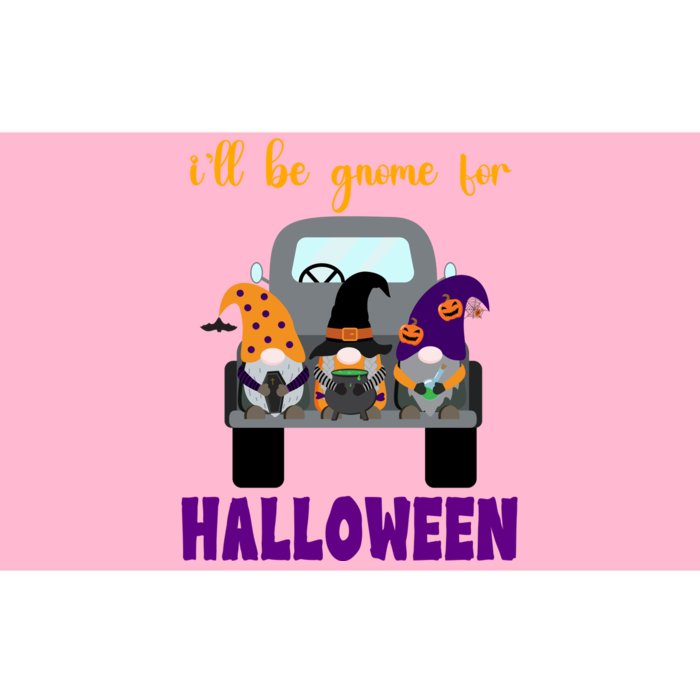 Ill Be Gnome For Halloween Cute Festive Bumper Sticker