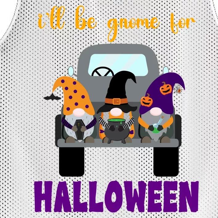 Ill Be Gnome For Halloween Cute Festive Mesh Reversible Basketball Jersey Tank