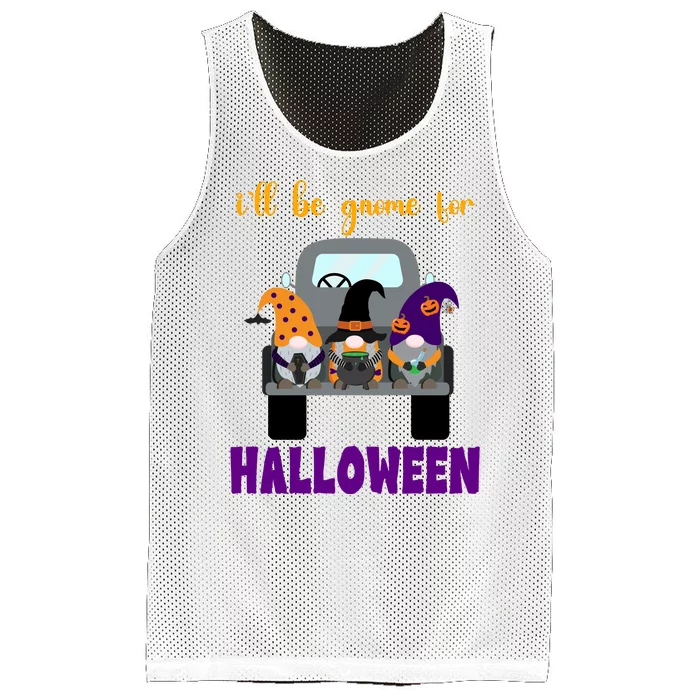 Ill Be Gnome For Halloween Cute Festive Mesh Reversible Basketball Jersey Tank