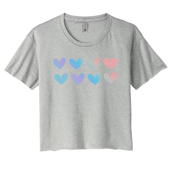 Infertility Broken Heart Cool Gift Women's Crop Top Tee