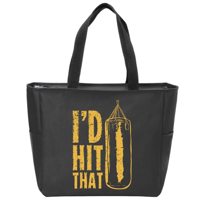 Id Boxing Hit That Zip Tote Bag