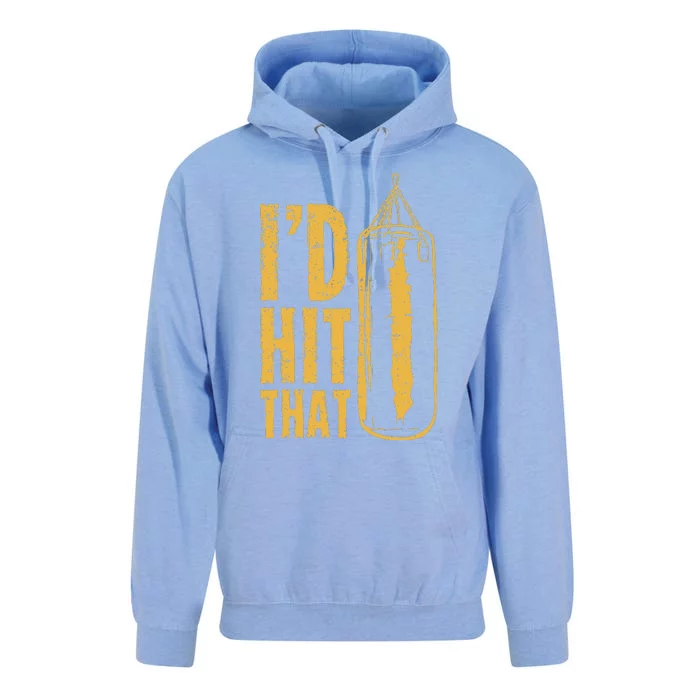 Id Boxing Hit That Unisex Surf Hoodie