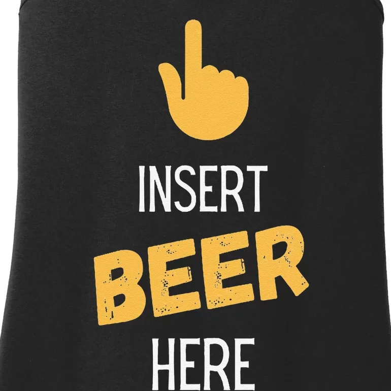 Insert Beer Here Ladies Essential Tank