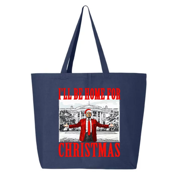 Ill Be Home For Christmas Santa 25L Jumbo Tote