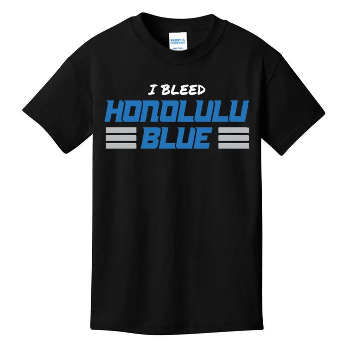 I Bleed Honolulu Blue Kids T-Shirt