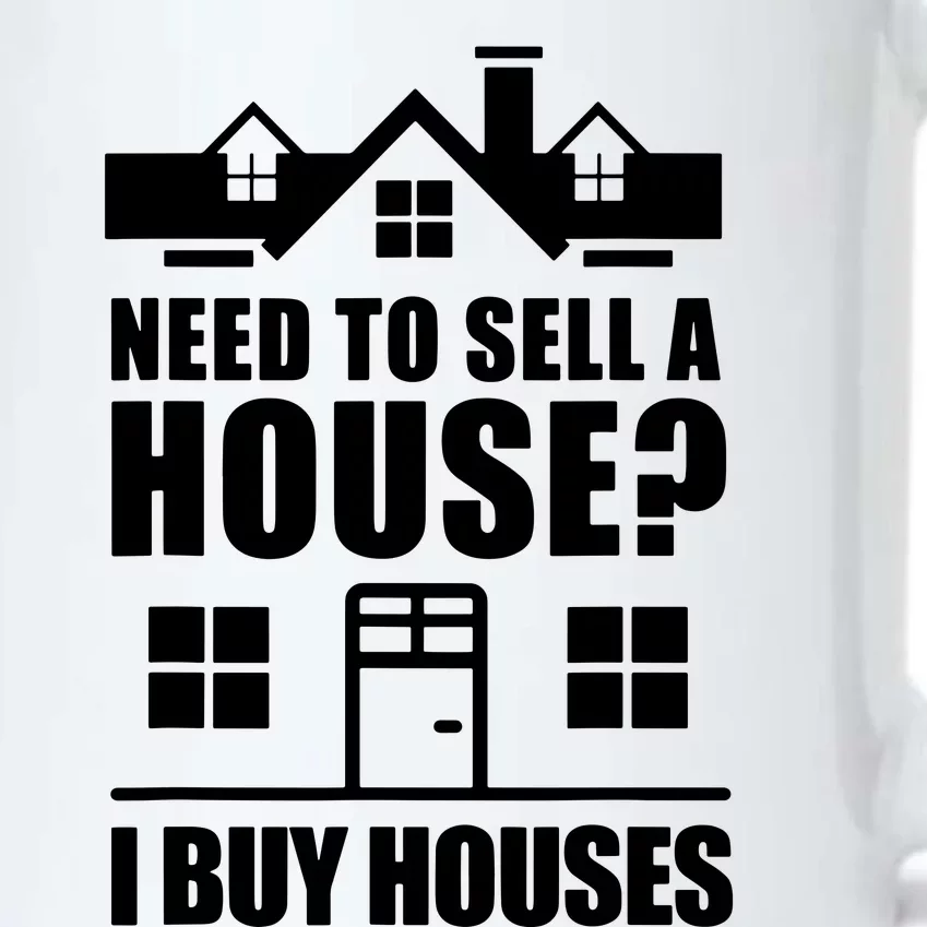 I Buy Houses Real Estate Investor Black Color Changing Mug