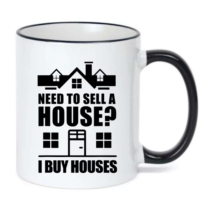 I Buy Houses Real Estate Investor Black Color Changing Mug