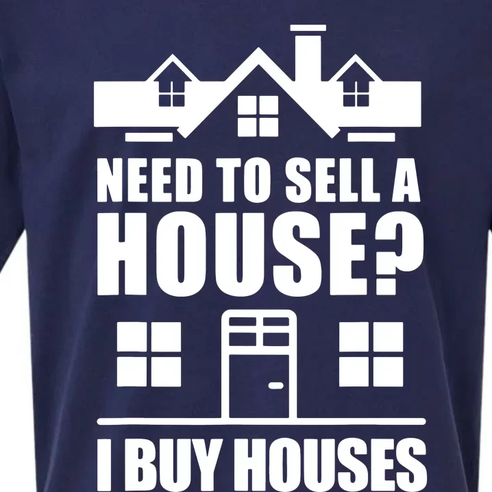 I Buy Houses Real Estate Investor Sueded Cloud Jersey T-Shirt